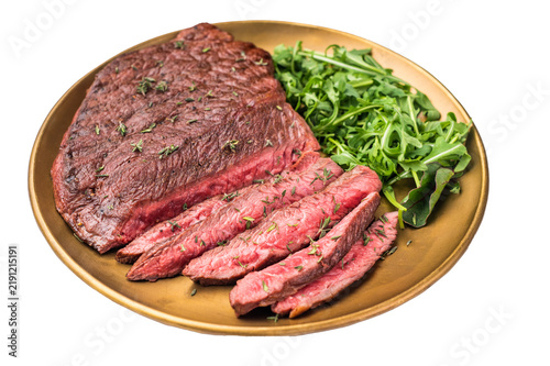 Foto Perfectly grilled Skirt beef steak, highlighting its tenderness and flavorful crust, ideal for meat enthusiasts