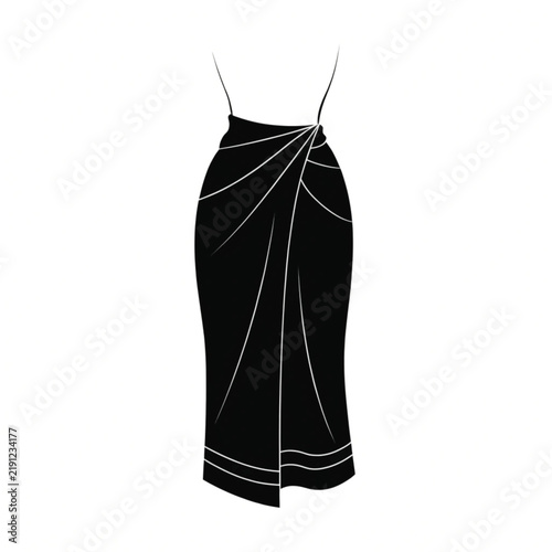 black and white dress