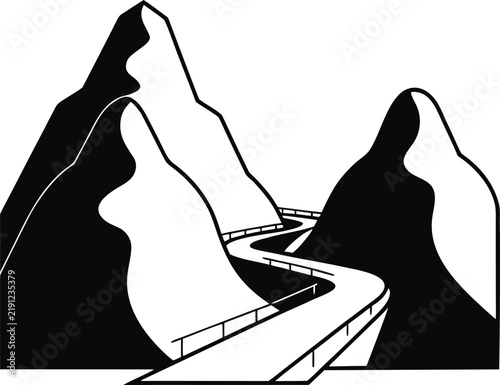 silhouette of a mountain