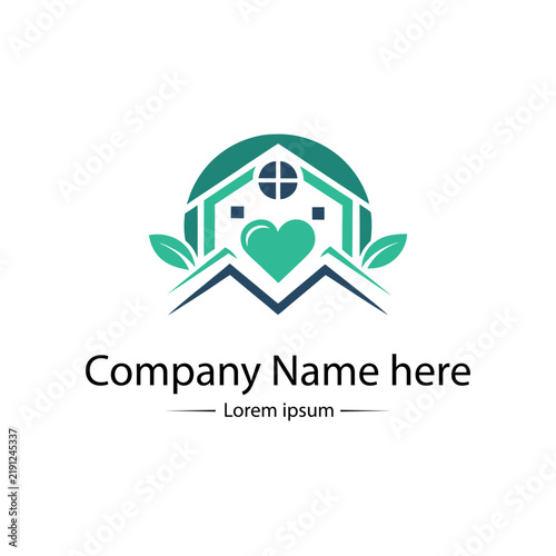 Minimal health and nursing logo design