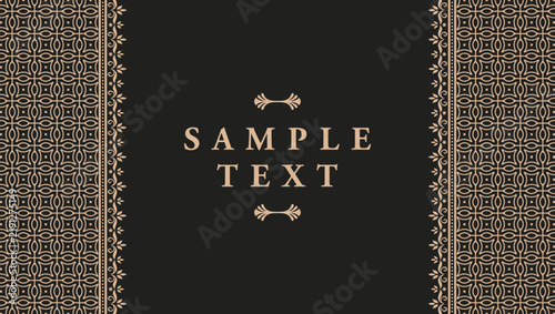 Elegant Ornate Border Template