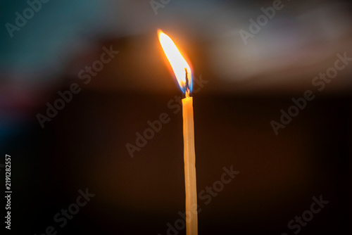 Cuadro en lienzo votive candle, Motsameta Orthodox Monastery, Kutaisi, Imereti Region, Georgia
