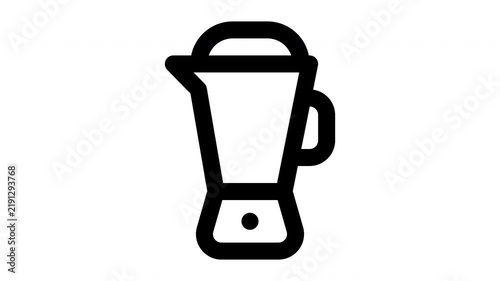 blender animated Line Icons Premium 4K, Modern Minimal Outline Motion Graphics Collection