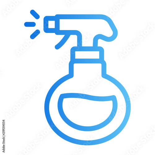 Spray bottle Line Gradient Icon