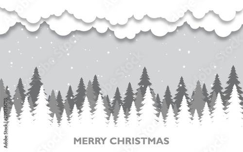  merry christmas holiday winter festival poster design