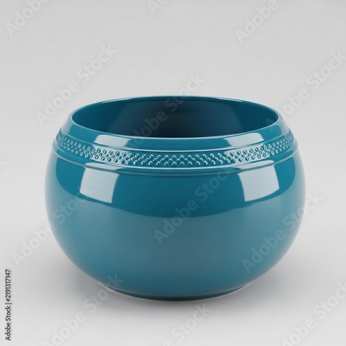 Glazed Teal Vessel: Subtle Texture, Soft Illumination