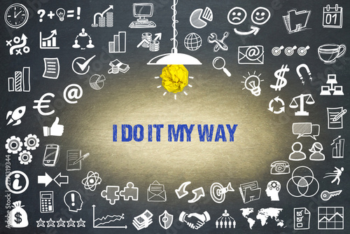 Cuadro en lienzo I do it my way