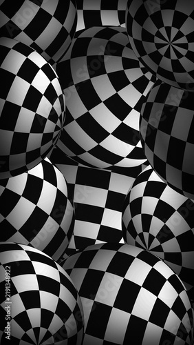 Obraz na płótnie Monochrome Mindbend