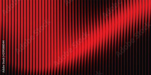 Abstract Crimson Red and Black Vertical Lines Vector Background with Dynamic Wave Effect