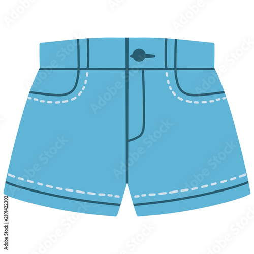 cartoon illustration of a jeans 