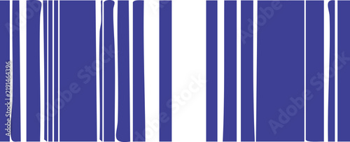 Plakat Abstract Blue Vertical Stripes Pattern