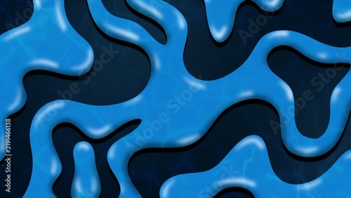 Blue Wavy Abstract Pattern Texture Background for Creative Design.