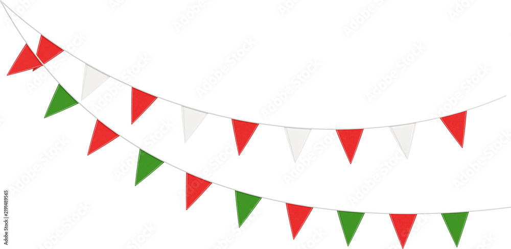 Fototapeta premium Party Bunting Flags