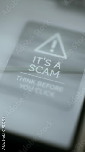 Scam warning urges users to think before clicking