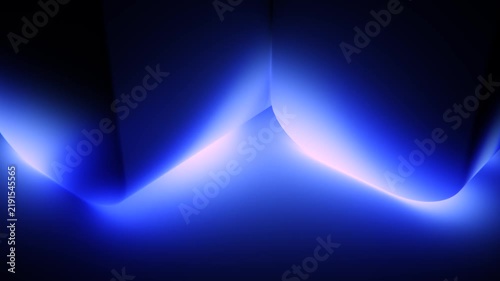 Gradient geometric background with neon crest seamless loop