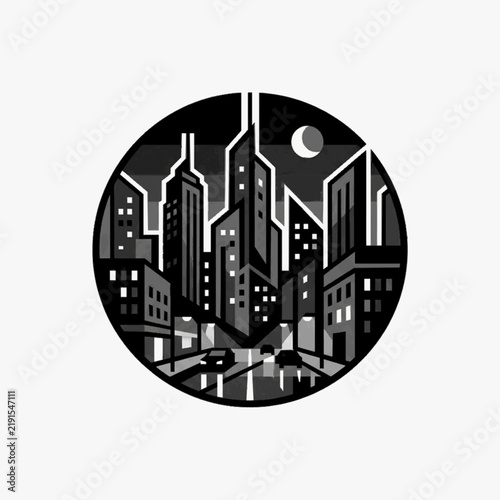 city skyline vector