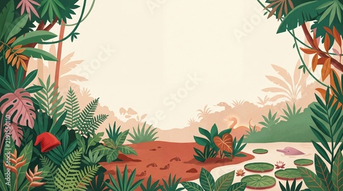 Tropical Rainforest Scene