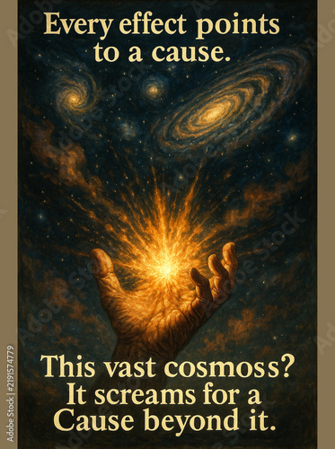 Randomness Cannot Create Order Poster Printable Wall Art on the Universe’s Purposeful and Intelligent Design