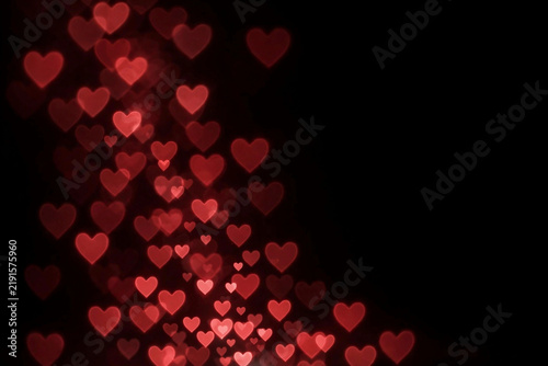 Light Heart Abstract Bokeh Background Template with Dreamy Glow and Texture