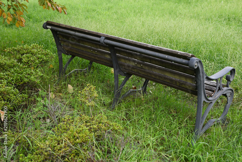 Cuadro en lienzo 公園のベンチ