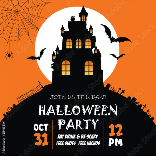 Vector Halloween Party