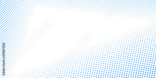 A colorful abstract background with white and blue colors and a dotted pattern. Vector illustration