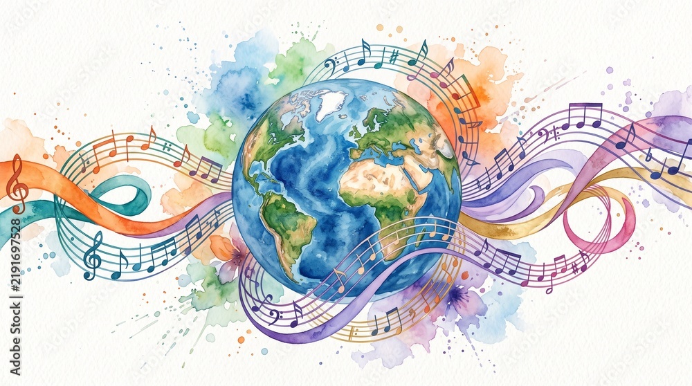 Earth Music Notes Images – Browse 35,471 Stock Photos, Vectors