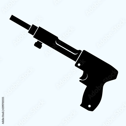 Powder actuated fastening tool