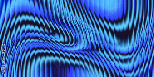 Abstract blue wavy lines with a gradient effect creating a dynamic and mesmerizing visual flow, suggesting movement and depth.