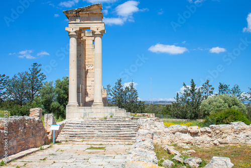 Bild auf Leinwand Ancient Sanctuary of Apollo Hylates, Kourion, Lemesos, Cyrpus (Akrotiri area)