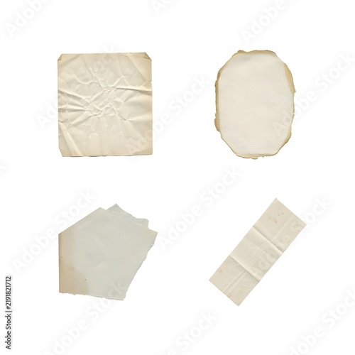  Wrinkled Antique Paper Set  