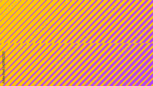Принти на полотні Retro Yellow and Purple Diagonal Stripes Background, Pop Art Two-Tone Geometric