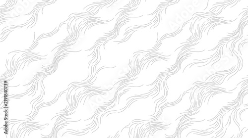 Seamless pattern design with flowing white wavy lines for modern creative surface.