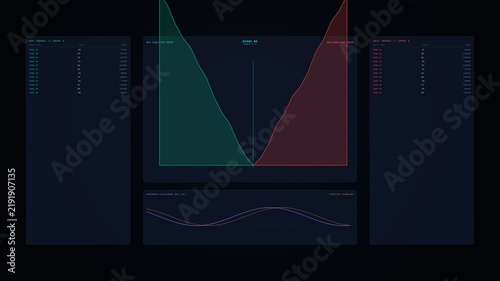 High Frequency Trading Market Depth Level 2 Order Book 4K Loop