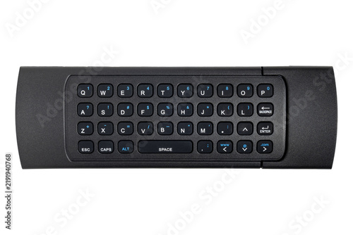 Konstfotografi Compact wireless keyboard with QWERTY layout and integrated web keys