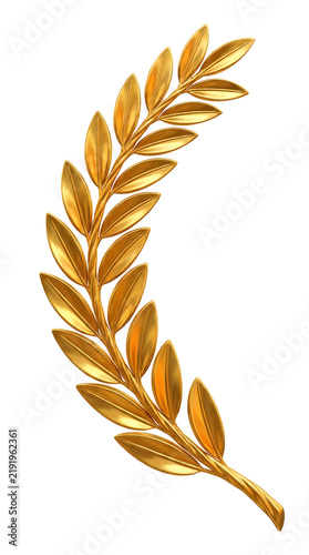 golden laurel wreath