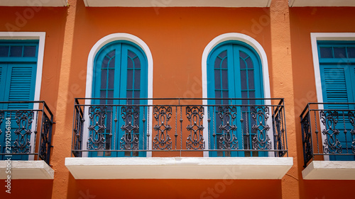 Picturesque streets of Old San Juan