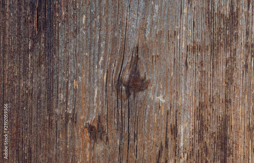 Rustic weathered wood texture background with natural knot and detailed wooden grain patterns