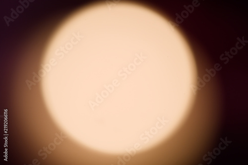 light bulb on black background