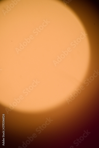 abstract orange sun