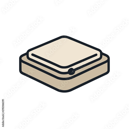 Naklejka Flatbed scanner icon