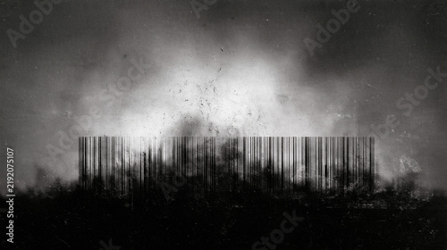 Retro Grungy Product Barcode