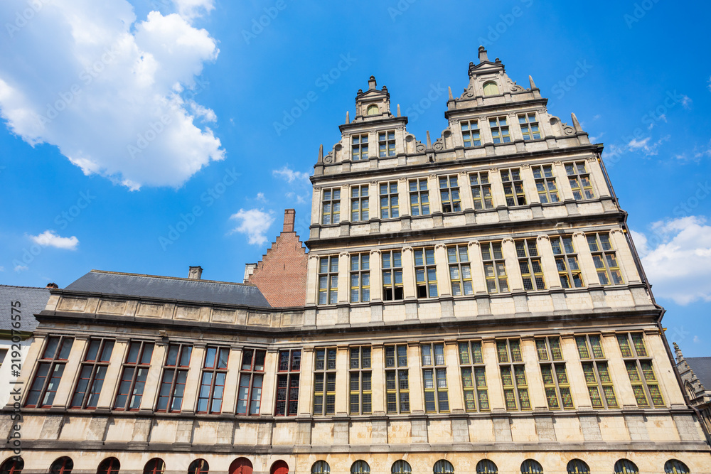 Fototapeta premium City Hall or Stadhuis van Gent in Ghent, Belgium
