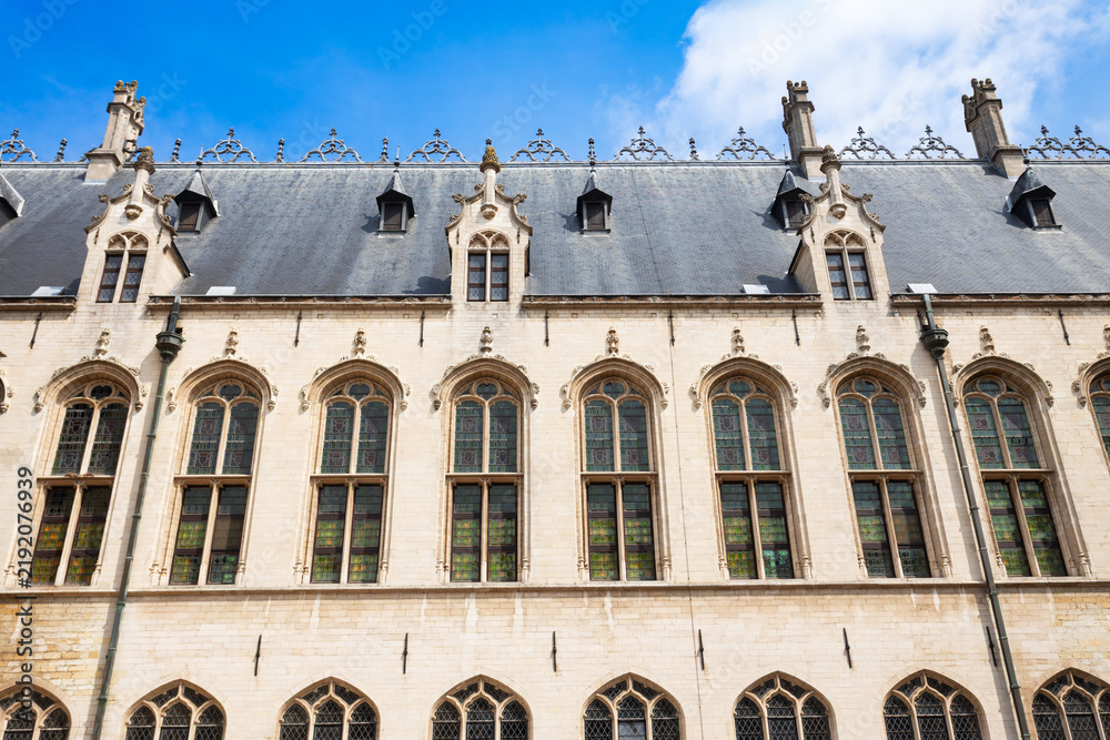 Obraz premium City Hall or Stadhuis courtyard in Mechelen city, Belgium
