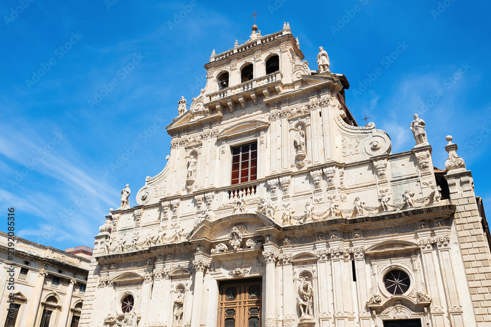 Fototapeta premium Basilica Collegiata di San Sebastiano Martire in Acireale