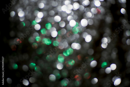 Fotografía Faint, abstract silhouette viewed through wet glass