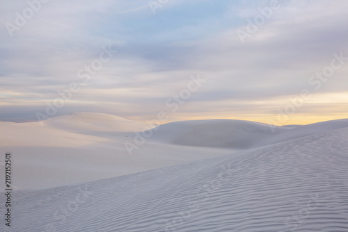 Obraz na płótnie White sand dunes