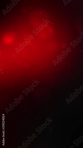 Red Dark Bokeh Particle Portrait Background