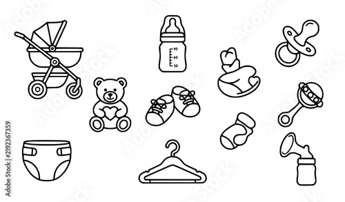 Принти на полотні Create a clean black silhouette vector illustration set of elegant ballet shoes with long ribbon laces