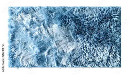 Rectangular, textured, two-toned abstract surface with varying shades of blue